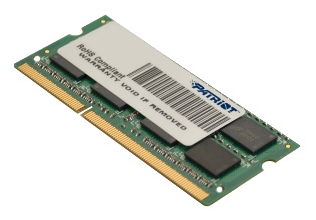  Patriot DDR3L 4Gb 1600MHz RTL PC3-12800 CL11 SO-DIMM 204-pin 1.35 dual rank (PSD34G1600L81S)