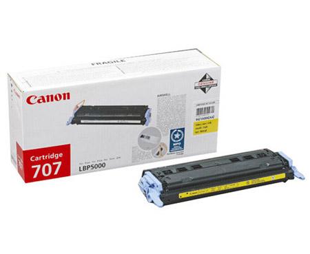 Картридж Canon 707Y 9421A004 желтый (2000стр.) для Canon LBP-5000/5100