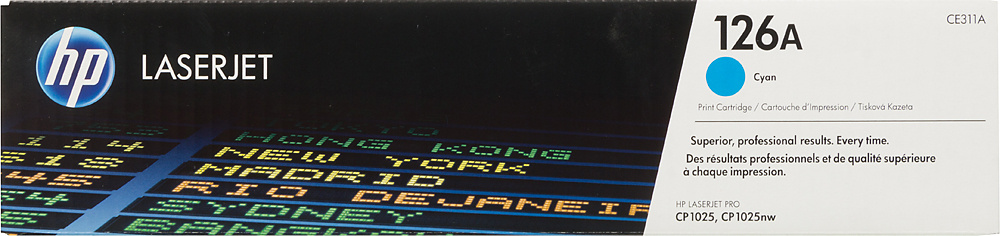 Картридж HP 126A [CE311A] Cyan LaserJet Print Cartridge