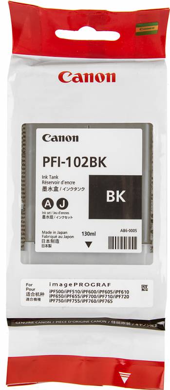  CANON PFI-102BK,  / 0895B001