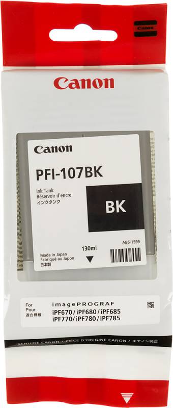  CANON PFI-107BK,  / 6705B001