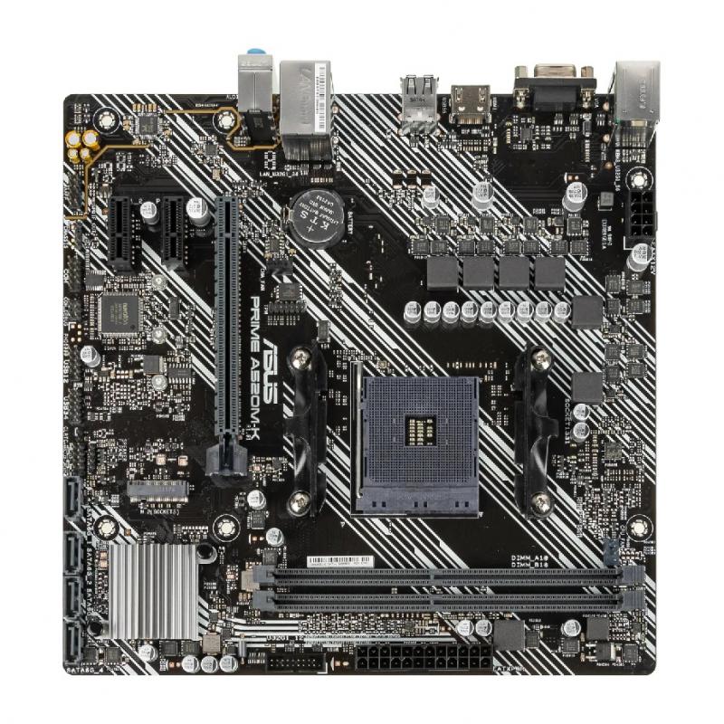   ASUS PRIME A520M-K, SocketAM4, AMD A520, mATX, Ret [PRIME A520M-K]