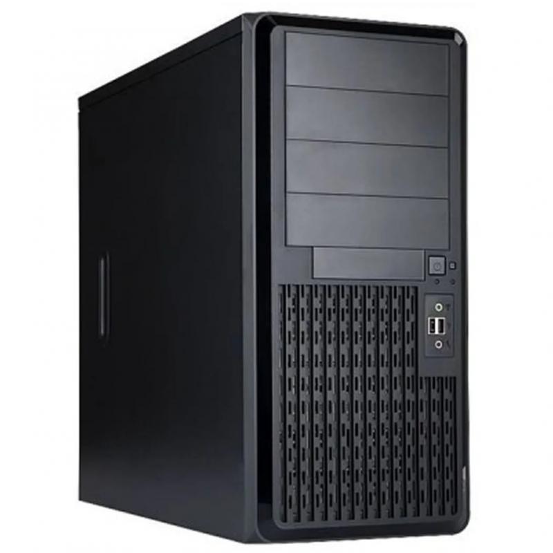 ������ In-Win Midi Tower PE689 Black USB3.0*2+A(HD)+fron fan 120mm*1+rear fan 120mm*1+ 2*2SATA+1*1SATA+Intrusion Switch/ holes for SL20� ATX RACKMOUNT*(��� ����� �������)