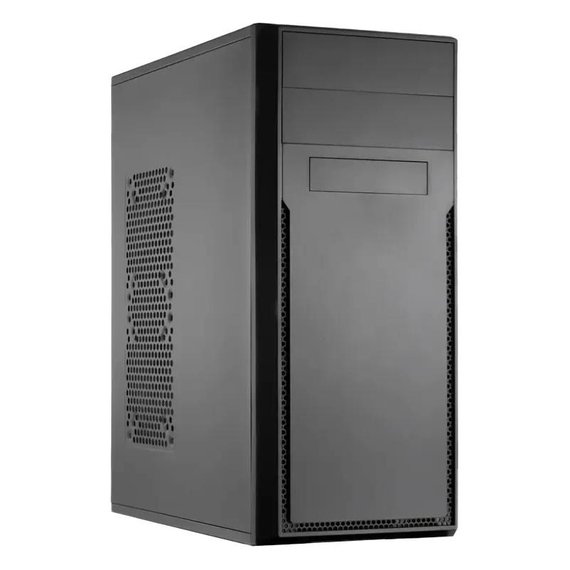 ������ Foxline FL-302, ATX, 2x5.25EXT, 1x3.5EXT, 4x3.5INT, 2xUSB2.0, HDA, w/o FAN, w/450W ATX PSU(80mm), w/1.2m EU pwr cord