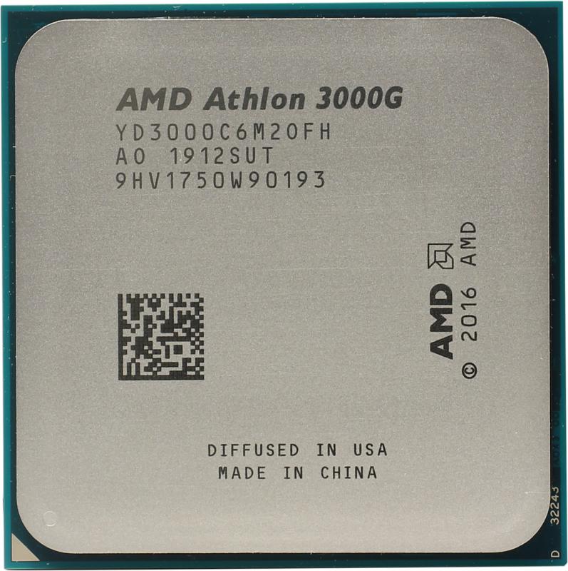 Процессор AMD Athlon 3000G, SocketAM4, OEM (YD3000C6M2OFH)