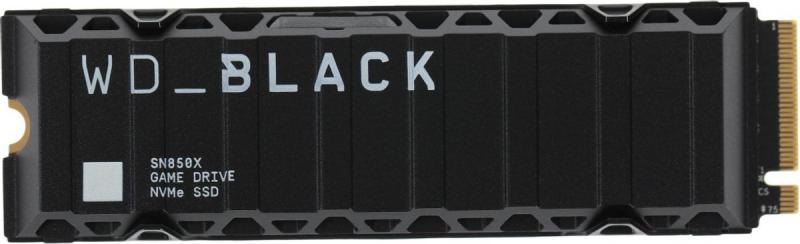 WD SSD Black SN850X, 2,0TB, [WDS200T2XHE] M,2(22x80mm), NVMe, PCIe 4,0 x4, 3D TLC, R/W 7300/6600MB/s, IOPs 1 200 000/1 100 000, TBW 1200, DWPD 0,3, with Heat Spreader (12 ���,)