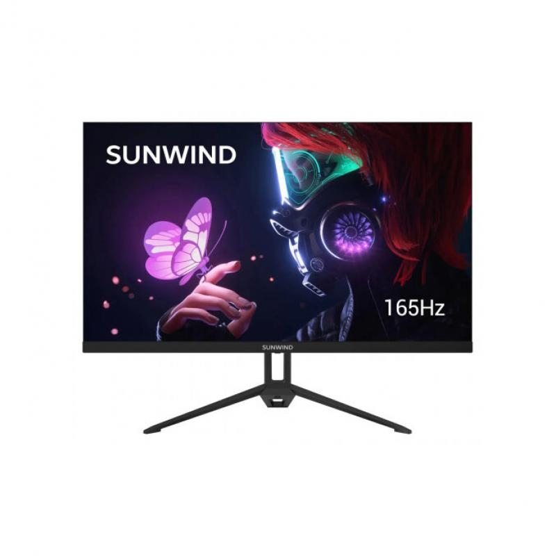 27'' ������� SunWind SUN-M27BA107,  1920x1080,  IPS,  165��,  2�HDMI,  1�DP,  ������