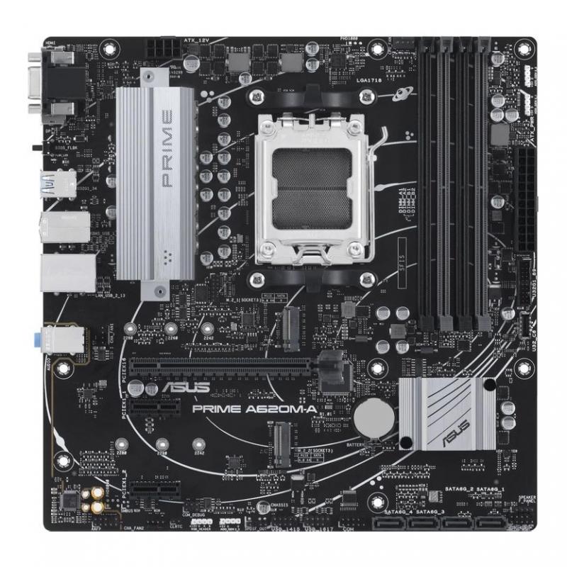 ����������� ����� ASUS PRIME A620M-A-CSM, SocketAM5, AMD A620, mATX, Ret [PRIME A620M-A-CSM]