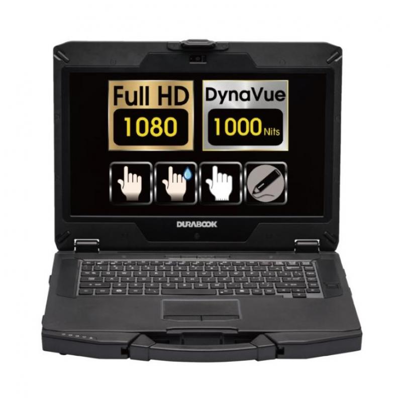   Durabook S14I Gen2 STD, [S4E1P2AAEBXE] 14'' Intel Core i5-1135G7, 2.4 GHz up to 4.2 GHz, Win 11 Pro, 8GB RAM, 256GB PCIe SSD, Wi-Fi 6 + Bluetooth v5.2, 2MP Front Camera, IP53