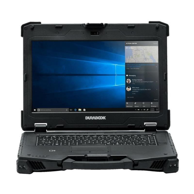   Durabook Z14I Gen2 Basic, 14 FHD (1920 x1080) Sunlight Readable 1000 nits Touchscreen Display, Intel Core i5-1135G7 2.4 GHz up to 4.2 GHz, Win 11 Pro, with 8GB RAM, 256GB PCIe SSD, Wi-Fi, HDMI, VGA, TPM, IP65 [S4E1P2AAEBXE]