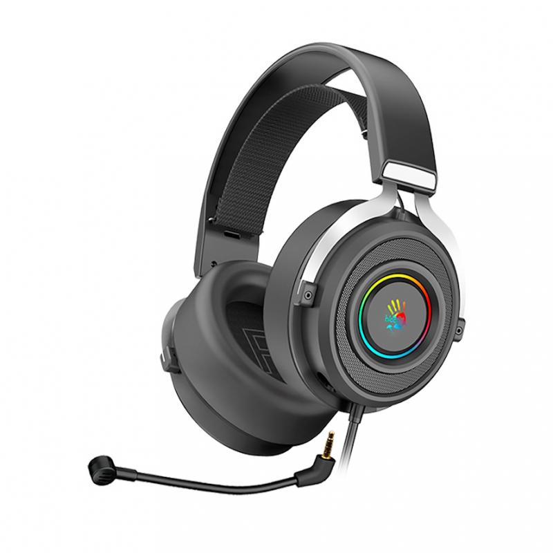�������� � ���������� A4Tech Bloody G535P ������/����������� 2� ���������� �������� (G535P 4PIN+USB/BLACK+SILVER)