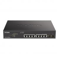 ���������� D-Link DGS-1100-10MPPV2/A3A, EasySmart L2 Switch 8�1000Base-T PoE, 2x1000Base-X SFP, PoE Budget 242W, 2 PoE ports 802.3bt (90W) [DGS-1100-10MPPV2/A3A]