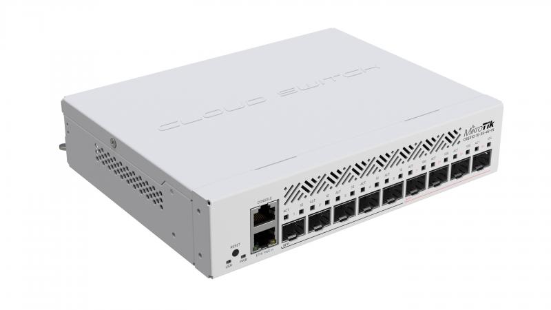 ���������� MikroTik CRS310-1G-5S-4S+IN, 1RJ45 1Gbit, 5*SFP 1Gbit, 4*SFP 10Gbit, POE in, indoor case, RouterOS L5 [CRS310-1G-5S-4S+IN]