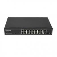 ���������� OSNOVO SW-61621(300W), PoE ���������� FE, 16 *10/100 Base-T � PoE, 2 x GE Uplink (RJ45), [SW-61621(300W)]