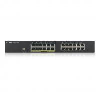 ���������� ZYXEL GS1900-24EP Smart L2 PoE + switch , rack 19 , 24xGE (12xPoE +), PoE budget 130 W [GS1900-24EP-EU0101F]