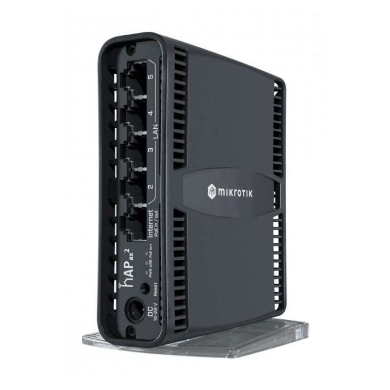 Wi-Fi ������ MIKROTIK hAP ax2,  Wi-Fi 6,  AX1800,  2.4/5���, 4 LAN,  ������ [c52ig-5haxd2haxd-tc]