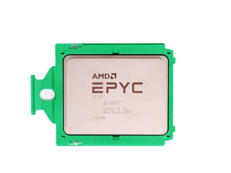 ��������� AMD EPYC 7F32 8 Cores, 16 Threads, 3.7/3.9GHz, 128M, DDR4-3200, 2S, 180/180W [100-000000139]