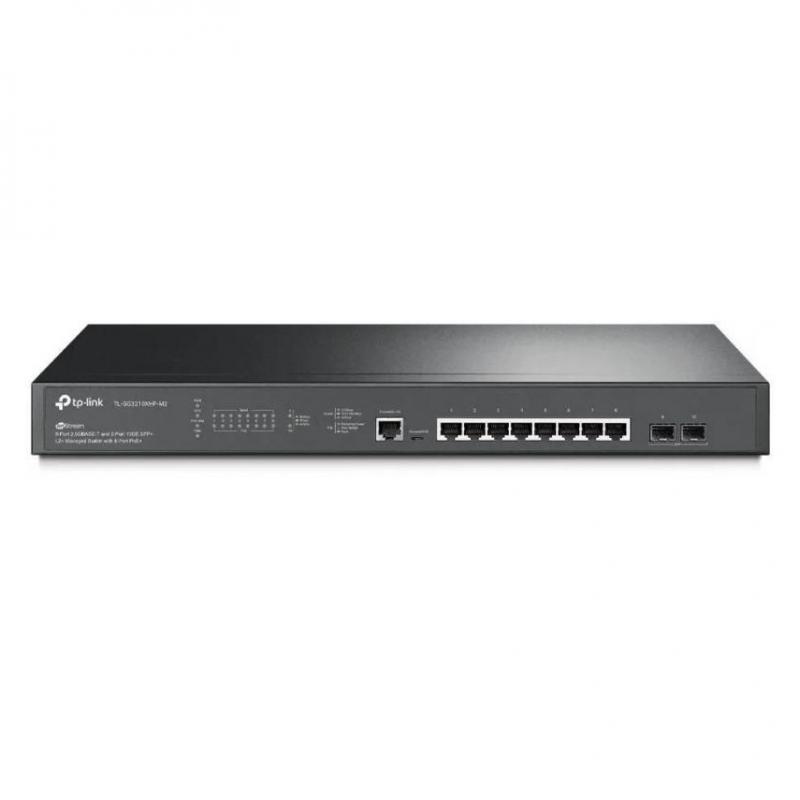 ���������� TP-LINK SG3210XHP-M2, 8-Port PoE+ 2.5GBASE-T L2+ Managed Switch with 2 10GE SFP+ Slots [SG3210XHP-M2]
