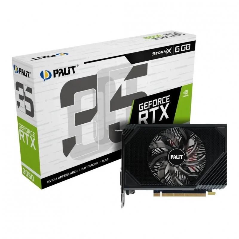 ���������� Palit NVIDIA  GeForce RTX 3050 RTX3050 STORMX 6�� StormX, GDDR6, Ret [ne63050018je-1070f]