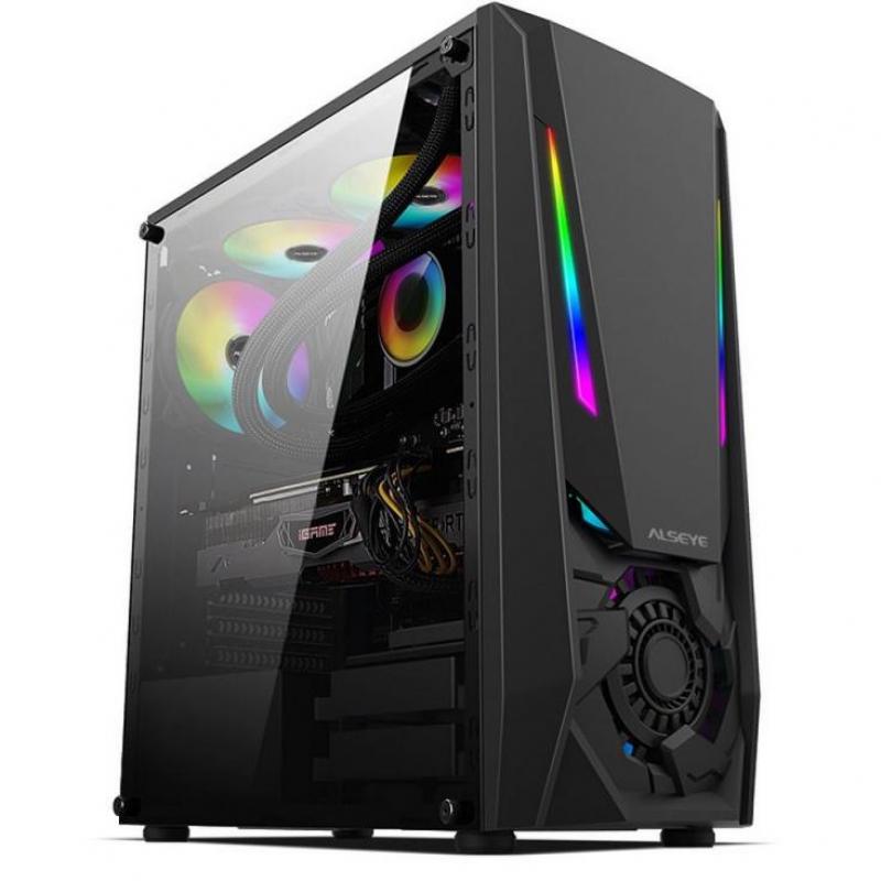 ������ ALSEYE Reactor-B, Mini-ITX/Micro ATX/ATX, USB2.0*2+HD Audio+USB3.0*1 [Reactor-B]
