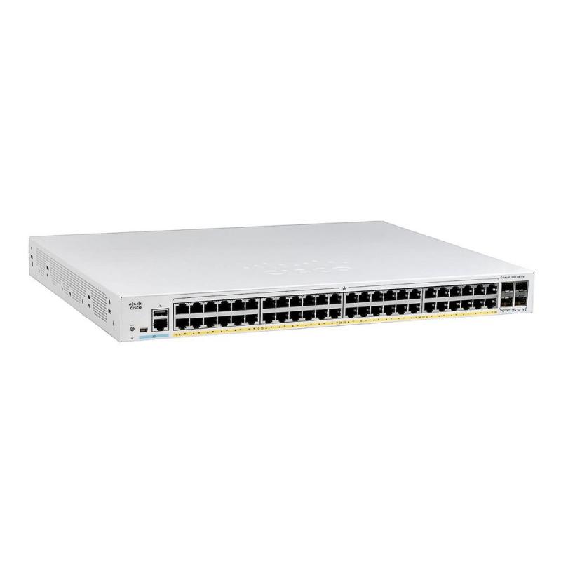  CISCO Catalyst 1000 48x 10/100/1000 Ethernet RJ-45 ports, 4x 1G SFP uplinks , Fanless, [C1000-48T-4G-L]