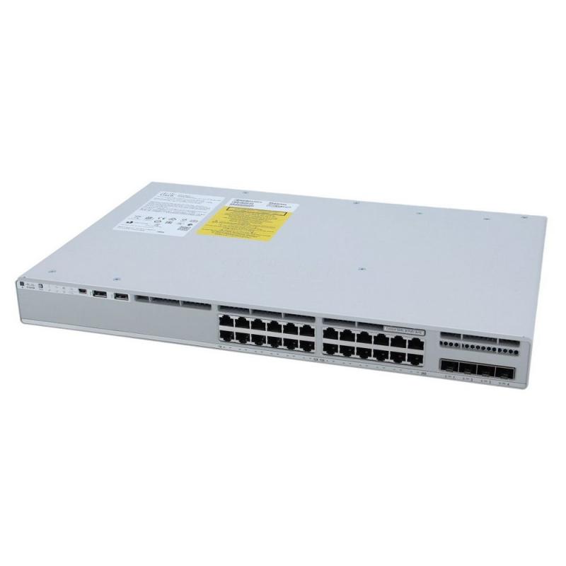  CISCO Catalyst 9200L, 24-port full PoE+, 4x10Gb uplink, PS 1x600W, Network Essentials, PoE+ 370/740W , [C9200L-24P-4X-E]