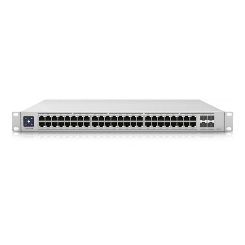 ���������� Ubiquiti UniFi Switch Enterprise 48 PoE, [USW-Enterprise-48-PoE] Ubiquiti PoE-���������� � ������, 48� 2.5G ;USW-Enterprise-48-PoE-EU; RJ45, 4� 10G SFP+, ������� 720 ��