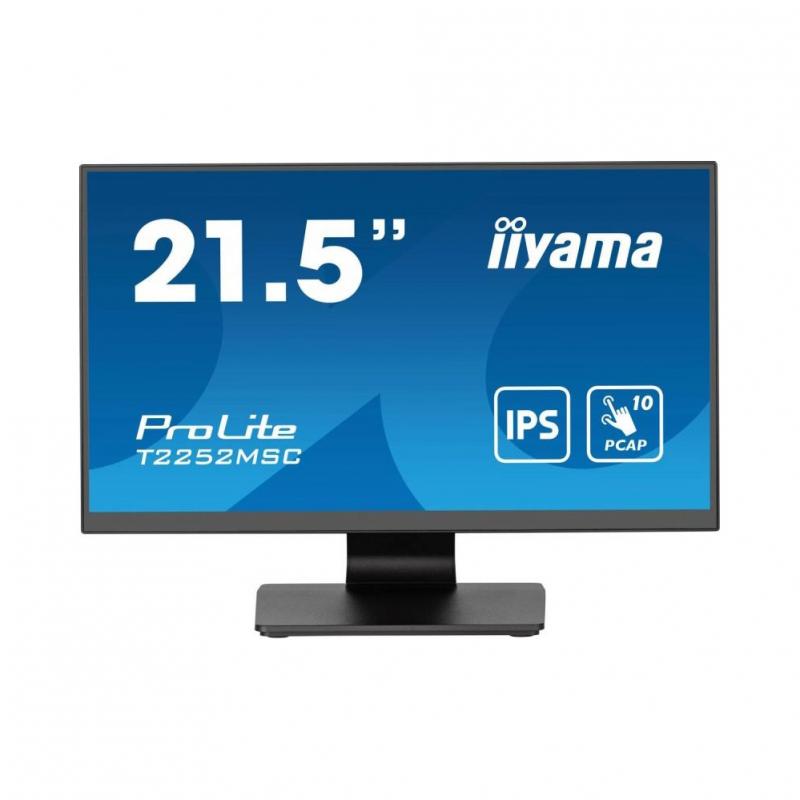 ������� Iiyama ProLite T2252MSC-B2 c��������, 21.5, IPS, 60 ��, 1920x1080, 16:9, ������ [T2252MSC-B2]