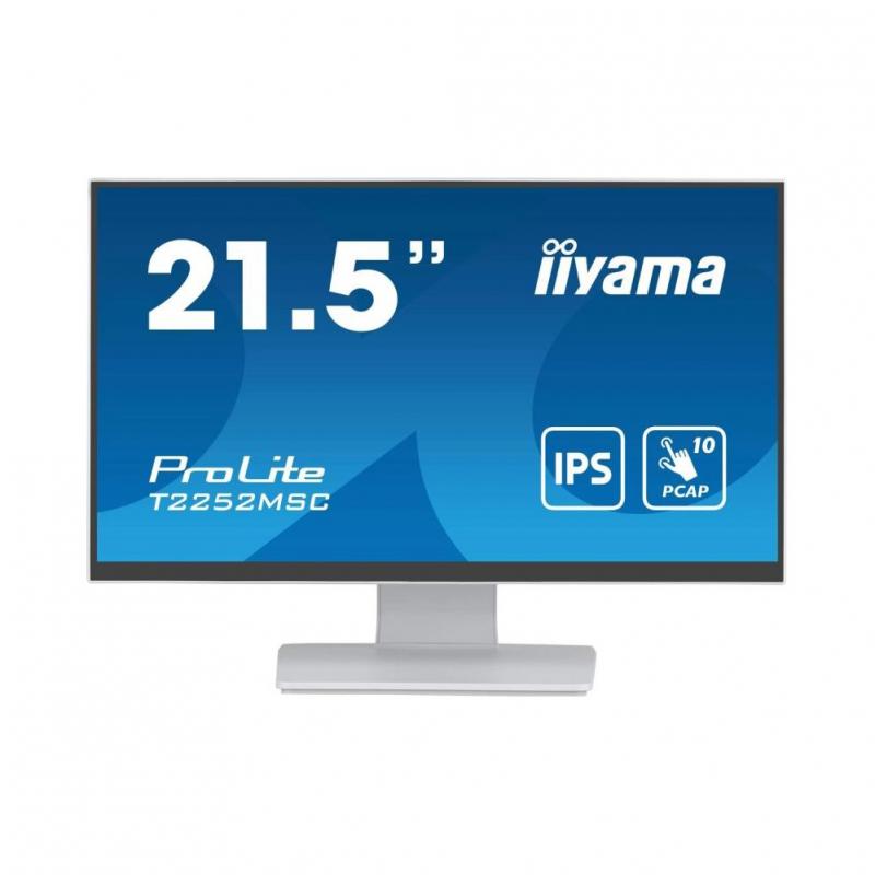 ������� Iiyama ProLite T2252MSC-W2 c��������, 21.5, IPS, 1920x1080, 16:9, ����� [T2252MSC-W2]