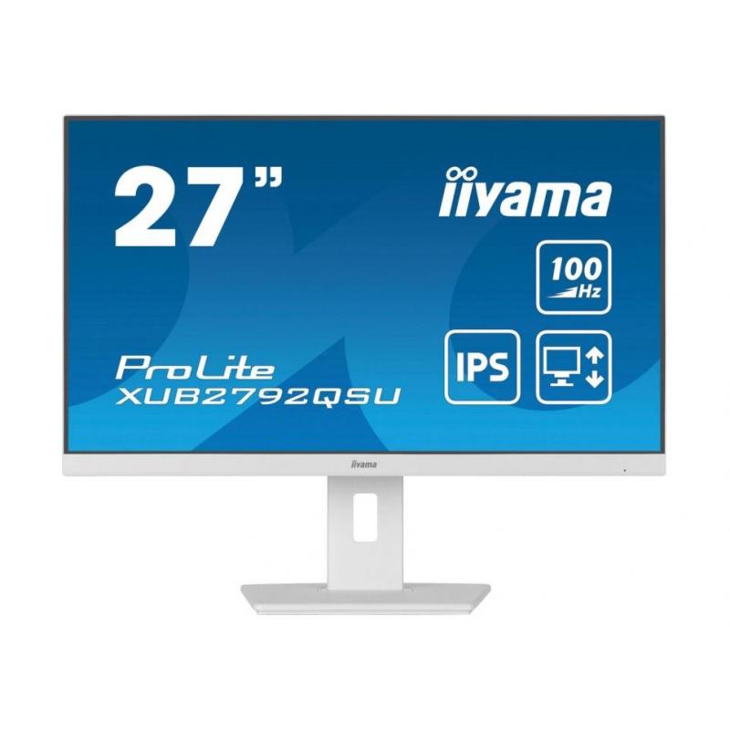 27'' ������� Iiyama ProLite XUB2792QSU-W6,  2560x1440,  IPS,  100��,  1�HDMI,  1�DP,  ����� [XUB2792QSU-W6]