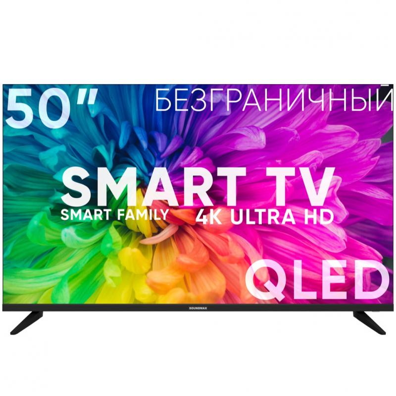 QLED  Soundmax SM-QLED50T21SU UHD Smart