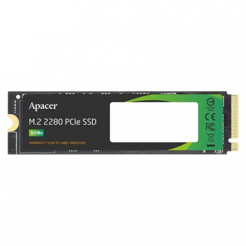 ������������� ���������� SSD Apacer AS2280P4U 256Gb M.2 2280 AP256GAS2280P4U-1 PCIe Gen3x4 With NVMe, 3500/1200, IOPS 210/315, MTBF 1.8M, 3D NAND, 170TBW  [AP256GAS2280P4U-1]