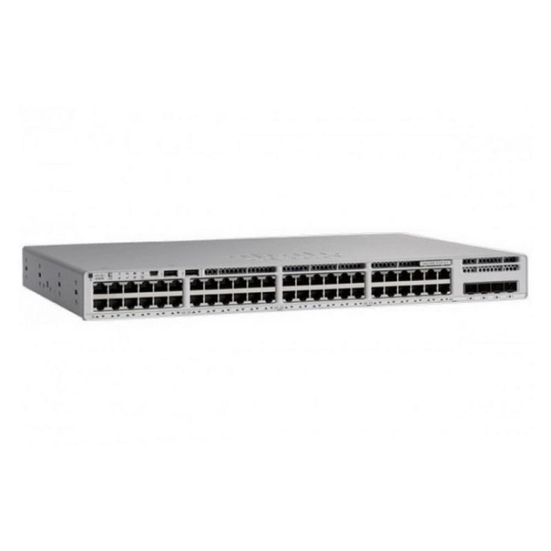  CISCO Catalyst 9200, 48-port full PoE+, Modular uplink option, PS 1x1kW, Network Essentials, PoE 740/1440W , C9200-48P-E [C9200-48P-E]