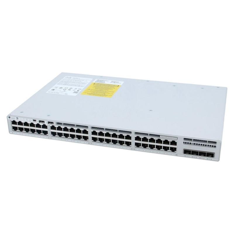  CISCO Catalyst 9200L, 48-port Data, 4x10G uplink, PS 1x125W, Network Essentials, C9200L-48T-4X-E  [C9200L-48T-4X-E]