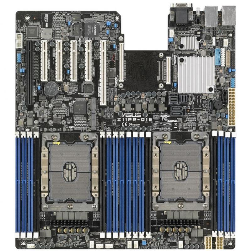   ASUS Z11PR-D16 EATX 2x LGA3647 (up to 150W), 16x DDR4 DIMM, 4x USB 2.0, 4x USB 3.0 (2 rear) 4xPCIEx8, 2xPCIEx16, 1xOCP2.0, 2xM.2, MicroSD, Video AT2500, with IPMI [90SB0670-M0UAY0]