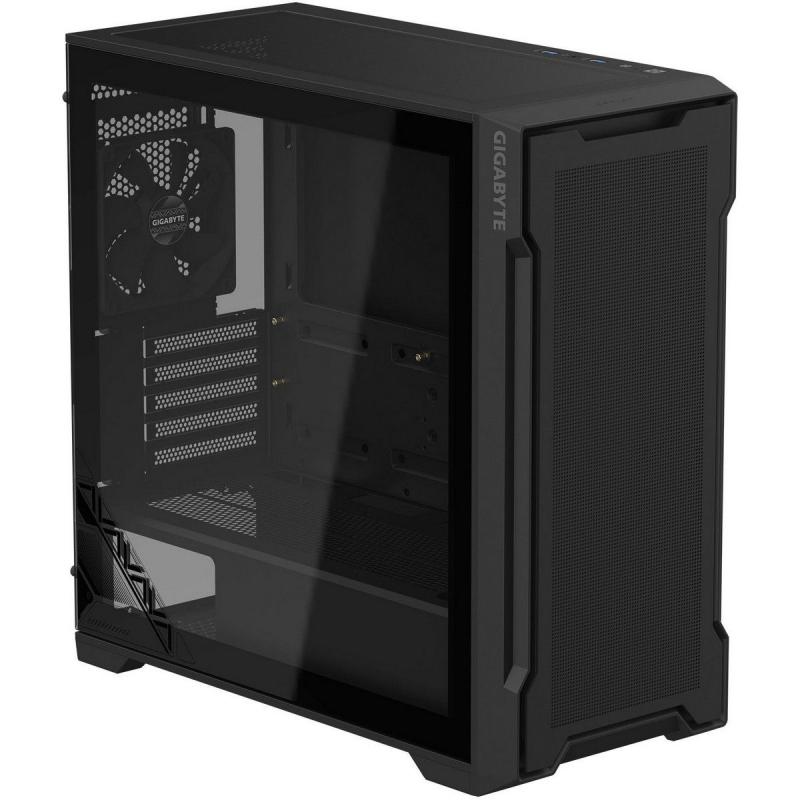 ������ Gigabyte C102G MidTower, mATX, USB3.0x2, Audio I/O, GPU:410mm, Black, TG  [GB-C102G]