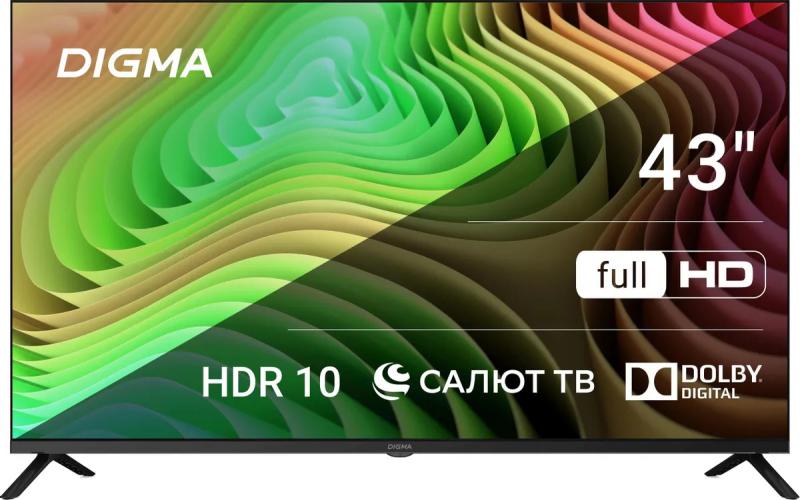  Digma DM-LED43SBB36, FULL HD, ,  