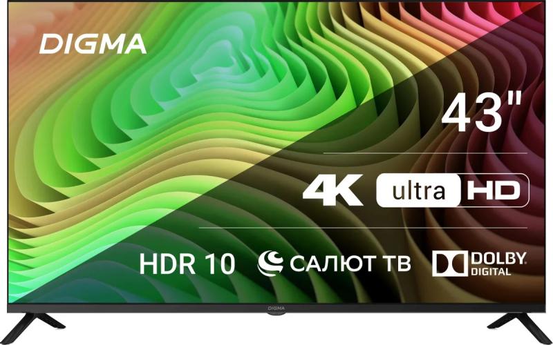  Digma DM-LED43UBB40, 4K Ultra HD, 