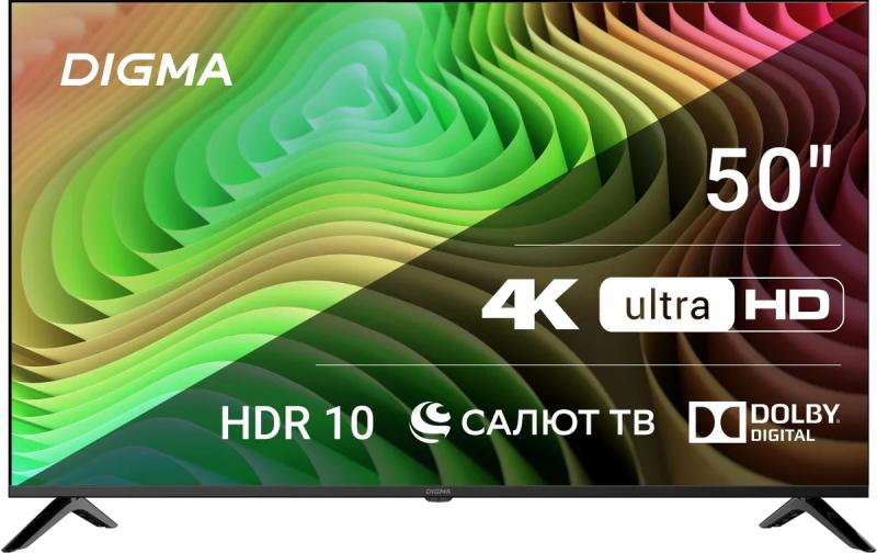  Digma DM-LED50UBB40, 4K Ultra HD, ,  