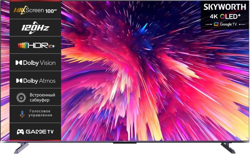  SKYWORTH 100Q78G, QLED+, 4K Ultra HD, , Google TV
