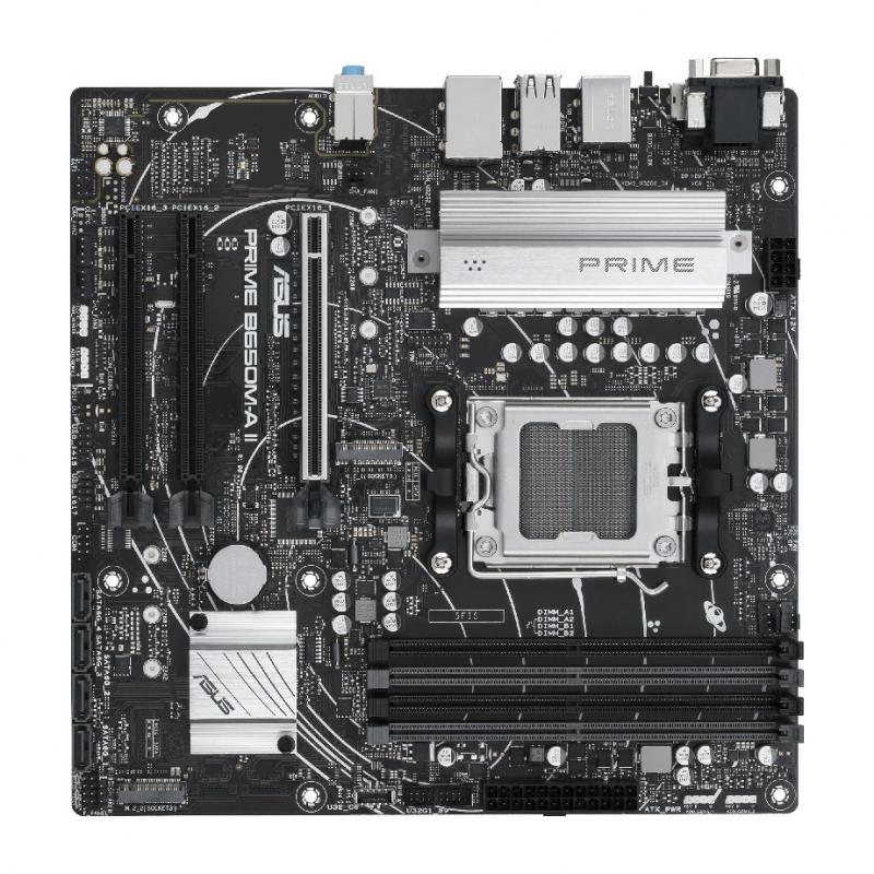 ����������� ����� ASUS PRIME B650M-A II-CSM, SocketAM5, AMD B650, mATX, Ret [PRIME B650M-A II-CSM]
