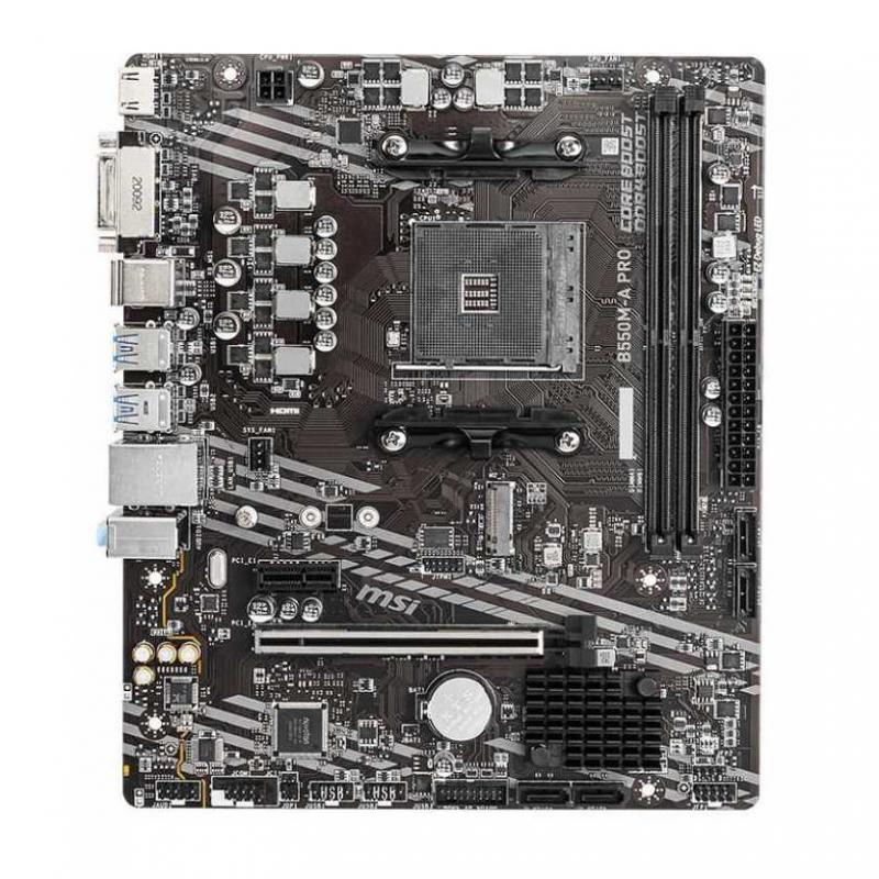 ����������� ����� MSI B550M-A PRO, SocketAM4, AMD B550, mATX, Ret [B550M-A PRO]