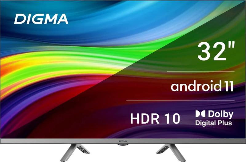  Digma DM-LED32SBB39, HD, -, Android