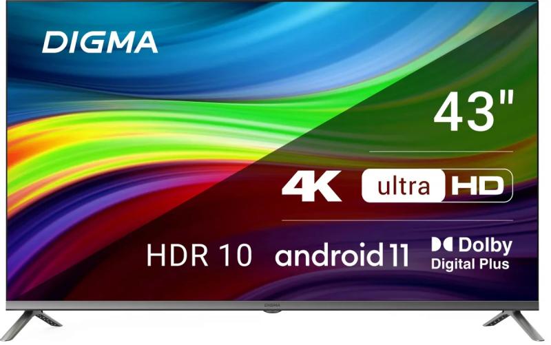  Digma DM-LED43UBB41, 4K Ultra HD, -, Android