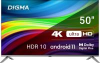 ��������� Digma DM-LED50UBB41, 4K Ultra HD, �����-�����������, Android