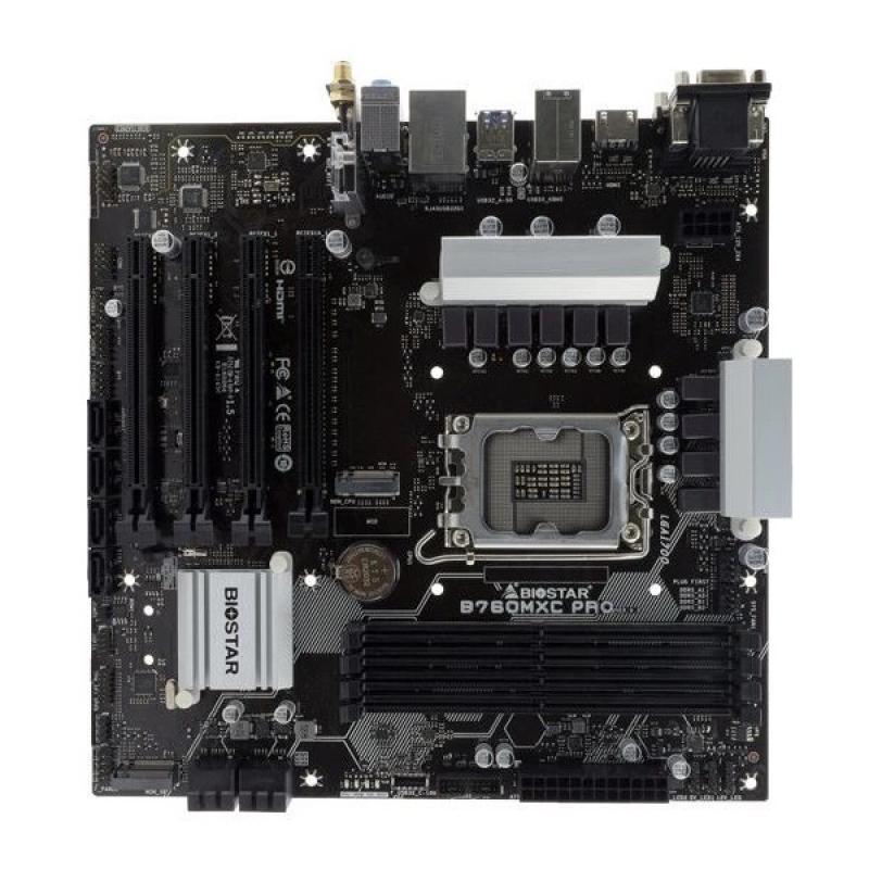 ����������� ����� Biostar B760MXC Pro, LGA 1700, Intel B760, mATX, Ret [B760MXC PRO]