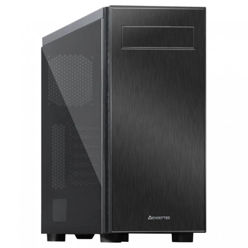 ������ ATX CHIEFTEC Hawk, Midi-Tower, ��� ��,  ������ [al-02b-tg-op]