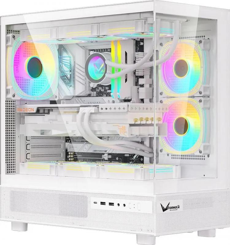 ������ ATX Formula Crystal Z8 Floe, Midi-Tower, ��� ��,  ����� [crystal z8 floe w]