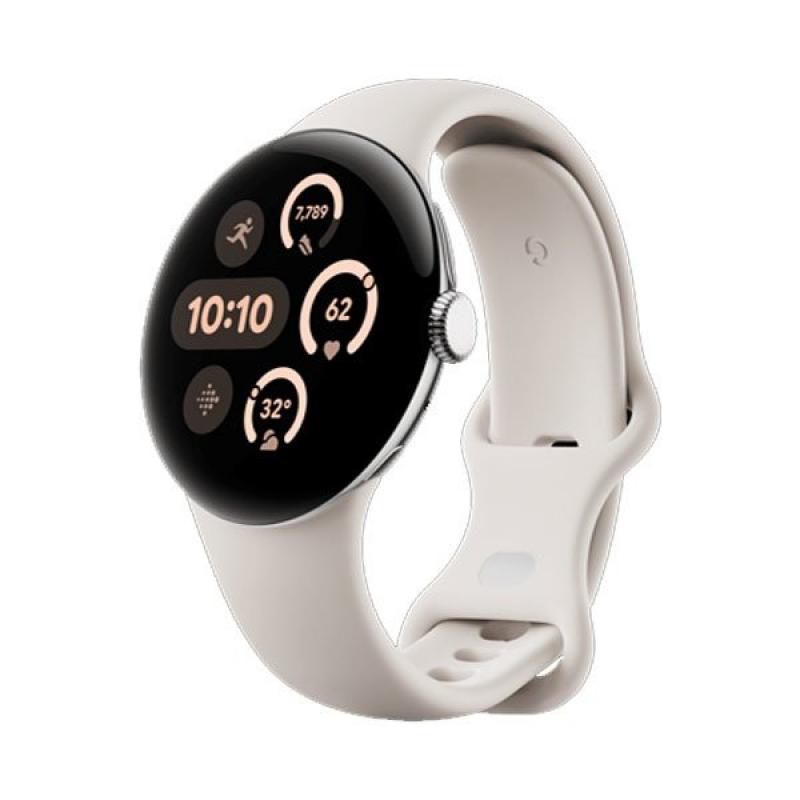 - Google Pixel Watch Wi-Fi 3 45mm, polished silver/porcelain (/)