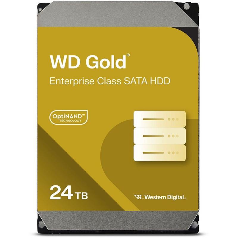   WD Gold 24TB, 3.5'', SATA 6Gb/s 7200RPM 512MB  [WD242KRYZ]